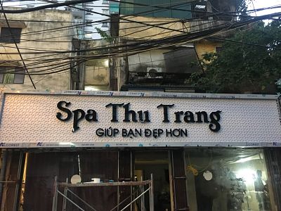 Biển chữ nổi Spa Thu Trang